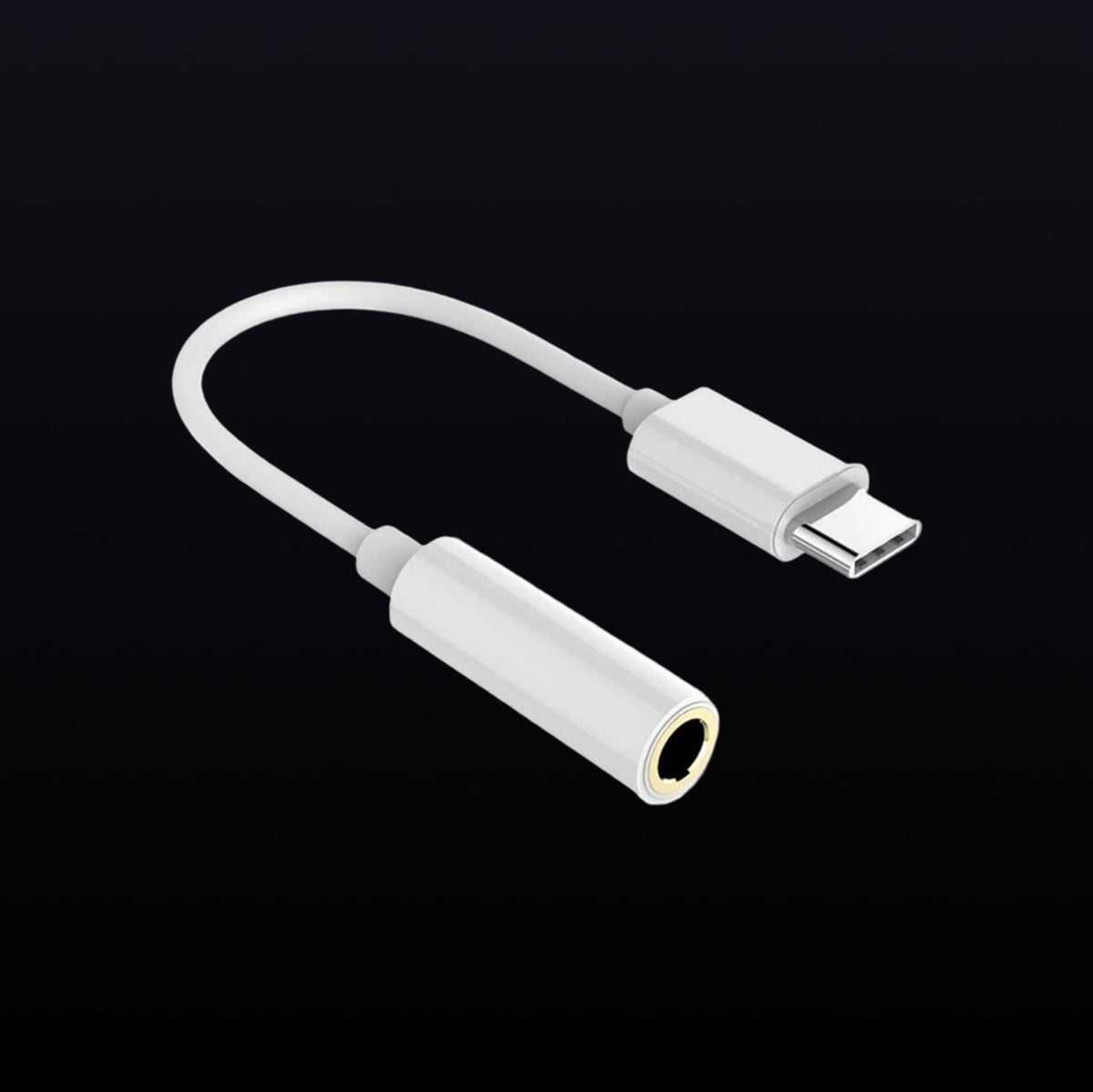 USB-C-naar-mini-jack-adapter