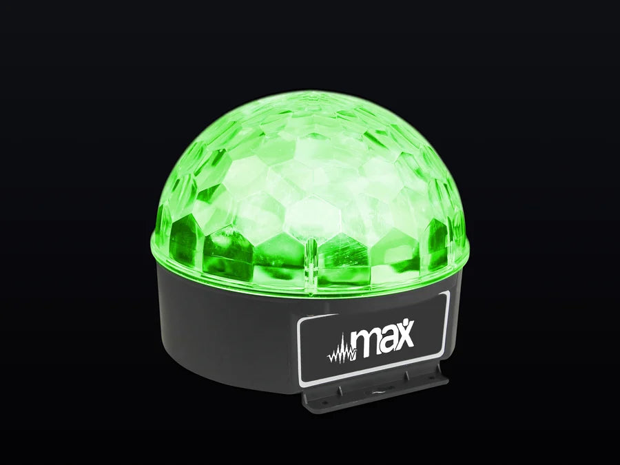 Discolamp die groen licht projecteert