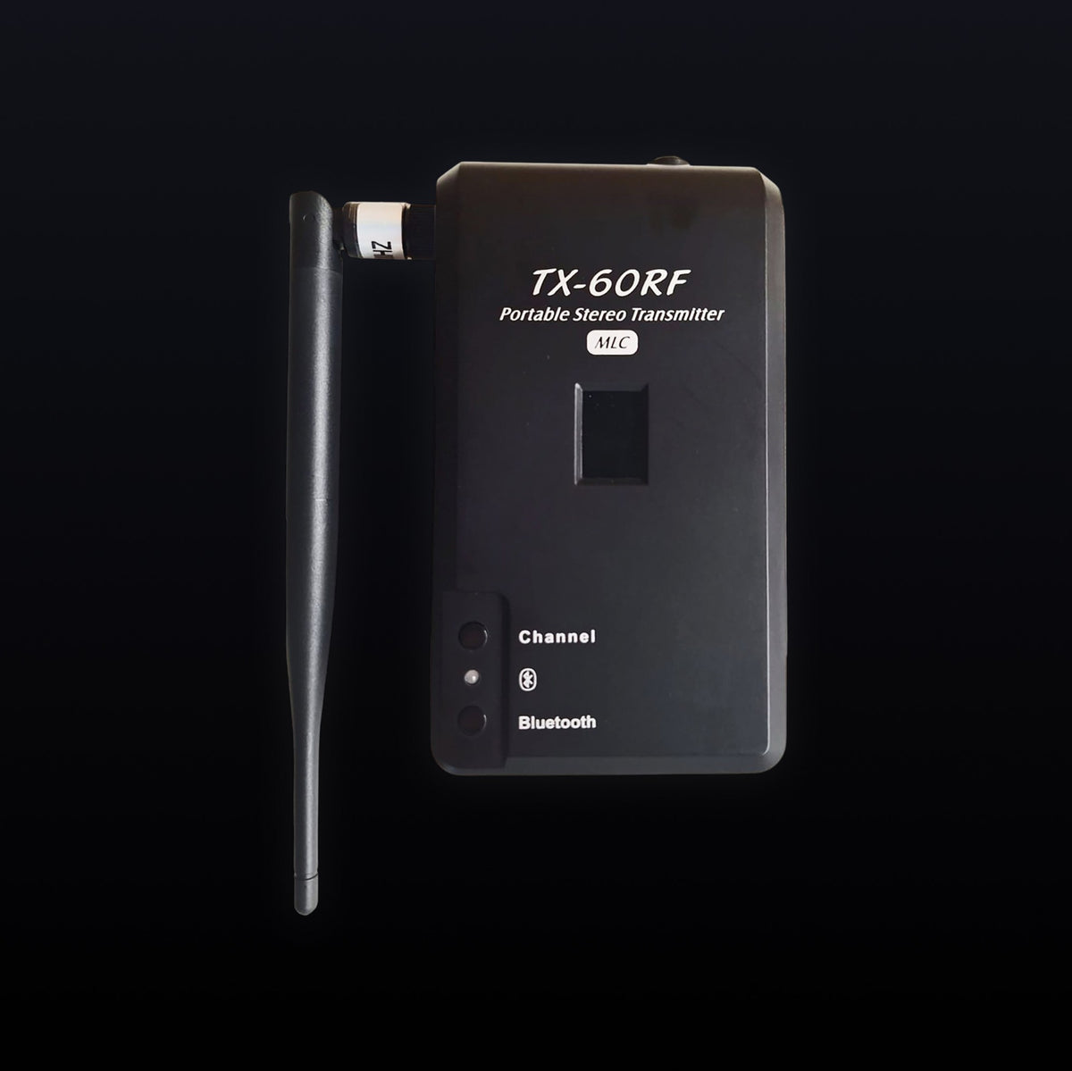Draagbare accu-zender TX-60RF met bluetooth